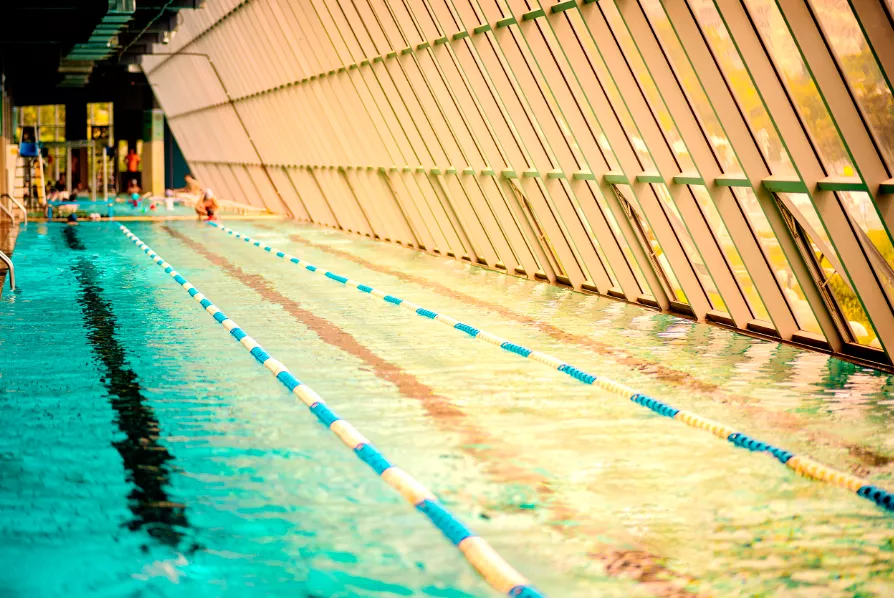 北仑成人混凝土钢结构游泳池项目